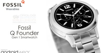 Scheda Tecnica Fossil Q Founder Gen 1 Smartwatch