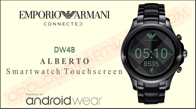 Scheda Tecnica Emporio Armani Connected Alberto Smartwatch Touchscreen