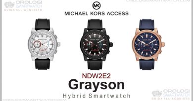Scheda Tecnica Michael Kors Access Grayson Hybrid Smartwatch