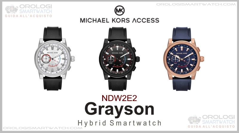 Scheda Tecnica Michael Kors Access Grayson Hybrid Smartwatch