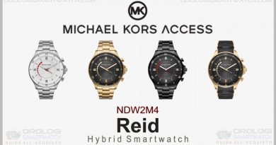 Scheda Tecnica Michael Kors Access Reid Hybrid Smartwatch