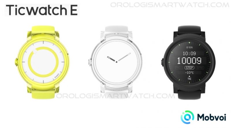 Scheda Tecnica Mobvoi Ticwatch Express Ticwatch E
