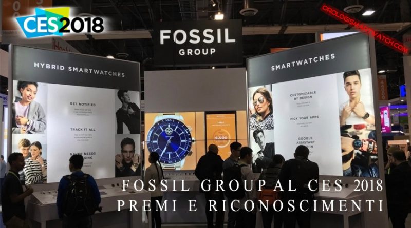 CES 2018, Fossil Group ottiene premi e riconoscimenti per i suoi smartwatch