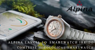 Alpina presenta lo smartwatch ibrido Comtesse Horological Smartwatch