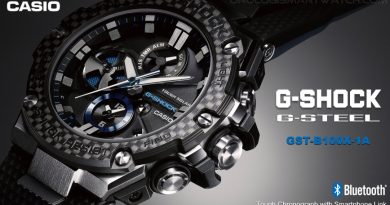 Casio lancia la versione in fibra di carbonio del suo G-Shock G-Steel GST-B100