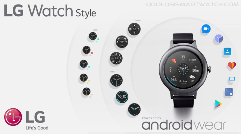 Scheda Tecnica LG Watch Style (W270)
