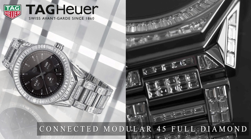 Tag Heuer presenta la versione Full Diamond del Connected Modular 45