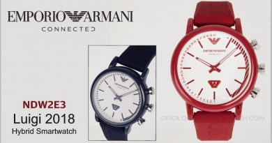 Scheda Tecnica Emporio Armani Connected Luigi 2018 Hybrid Smartwatch