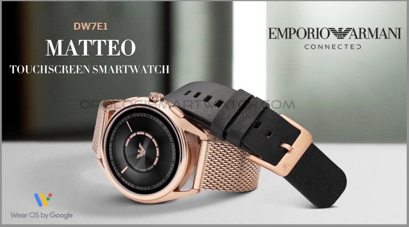 Scheda Tecnica Emporio Armani Connected Matteo Smartwatch Touchscreen