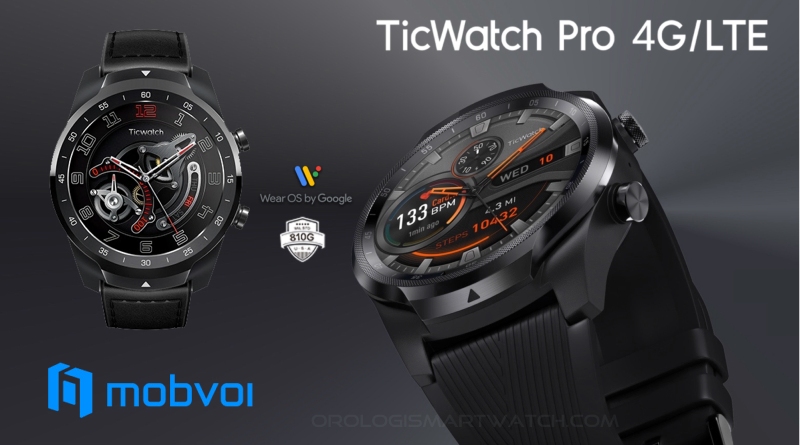 Scheda Tecnica Mobvoi Ticwatch Pro 4G/LTE