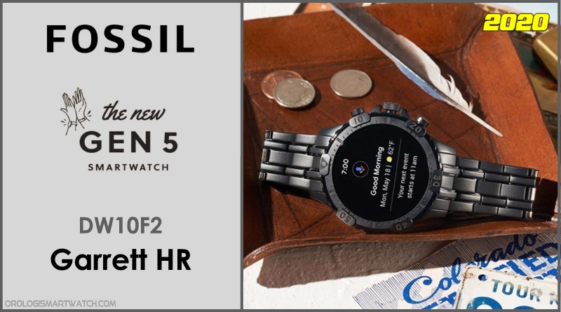 Scheda Tecnica Fossil Garrett HR Gen 5 Smartwatch