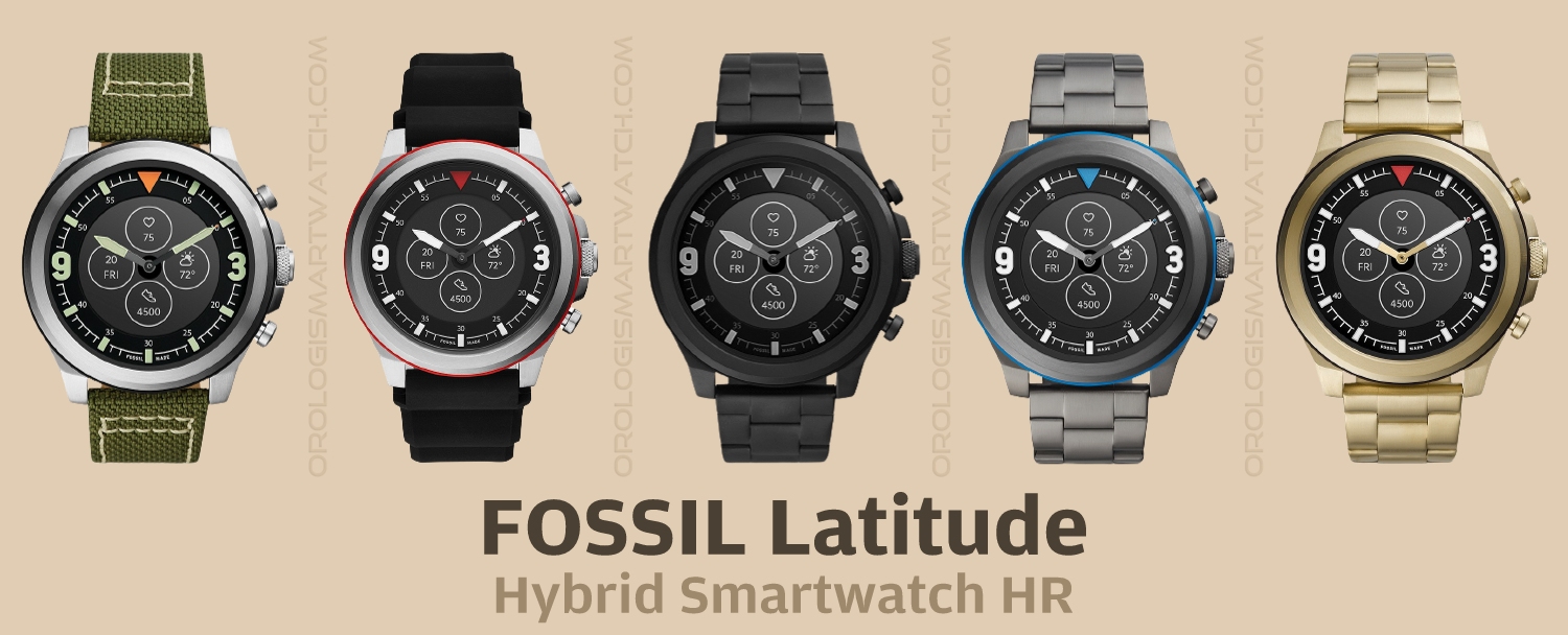 Scheda Tecnica Fossil Latitude Smartwatch ibrido HR