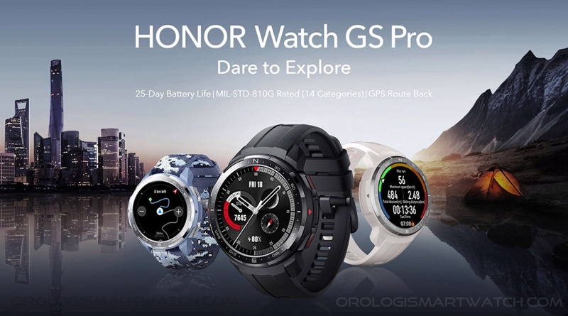 Scheda Tecnica Honor Watch GS Pro