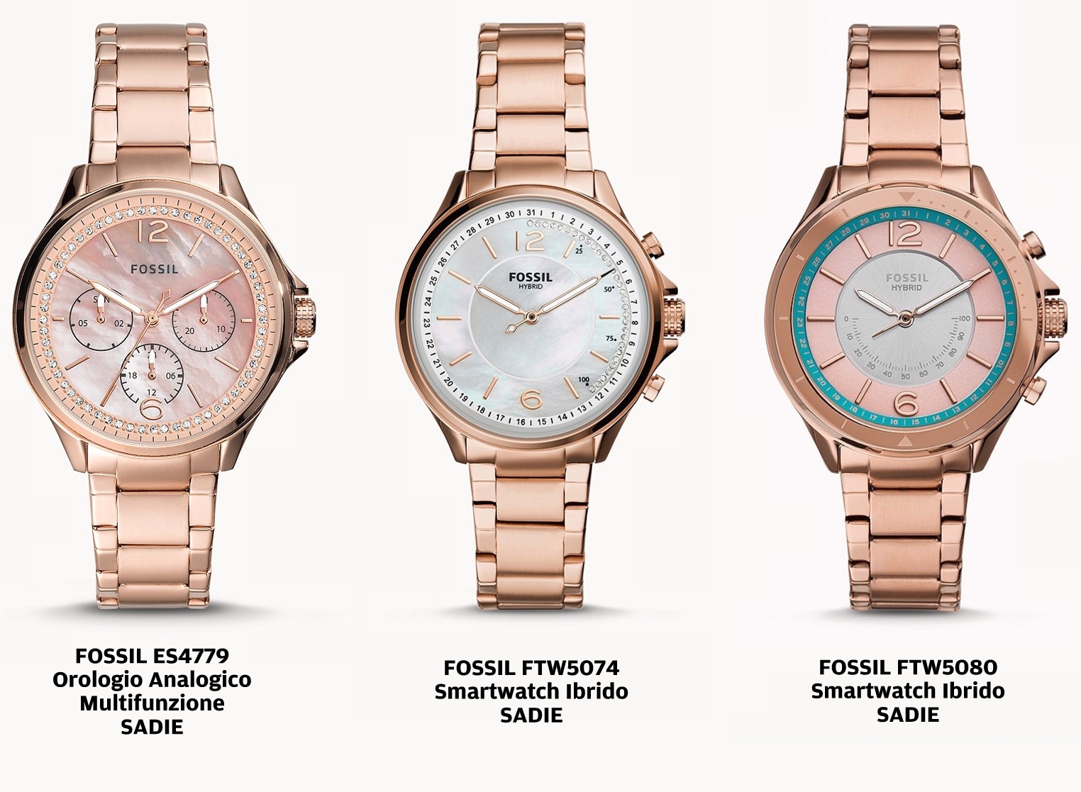 Scheda Tecnica Fossil Sadie Hybrid Smartwatch