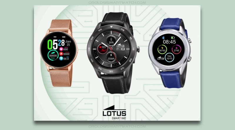 Lotus lancia gli smartwatch della collezione SmarTime