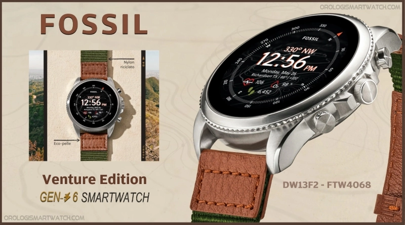 Scheda Tecnica Fossil Venture Edition Gen 6 Smartwatch