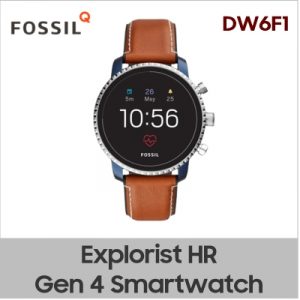 DW6F1 Fossil Q Explorist HR Gen 4 Smartwatch