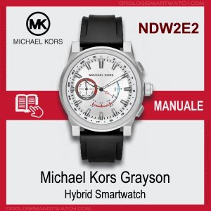 Michael Kors NDW2E2 Grayson Hybrid Smartwatch