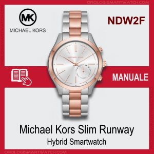 Michael Kors NDW2F Slim Runway Hybrid Smartwatch